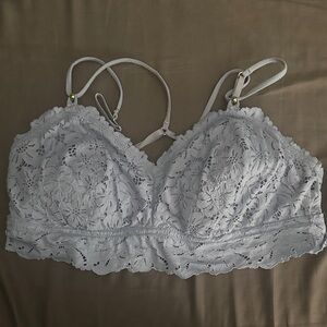 Aerie Lace Bralette in Light Periwinkle